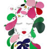 Amazonie fait partie des tableaux modernes de la série picturale «Amazonie». Visage très pure d'une jeune fille amazonienne avec des couleurs vives des roses et des verts symbolisant la végétation de l'amozonie et la biodiversité. Dessin au feutre noir, peinture acrylique, pigments irisés or et argent sur papier coton 50% 360 gr Fabriano. Réalisation d'Alessandra Viotti-Gilabert, Artiste Peintre Contemporain.