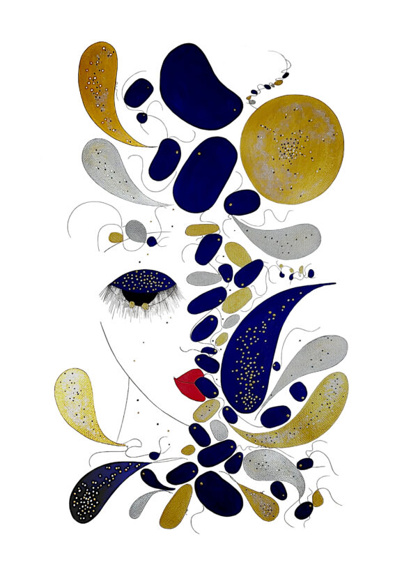 Tableau Moderne Lucina de la série picturale Ad Astra.