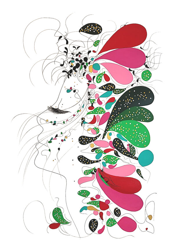 Forest Wind fait parti de la collection des tableaux modernes de l'artiste peintre contemporain Alessandra Viotti-Gilabert.