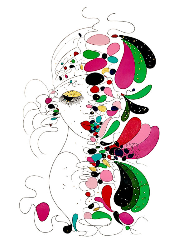 Anny Ruggenti, les années folles fait parti de la collection des tableaux modernes de l'artiste peintre Alessandra Viotti-Gilabert.