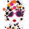 Peinture sur papier conton de l'oeuvre Fashion. Ce dessin a été reproduit en 30 exemplaires numérotés et certifiés fine art par l'artiste.