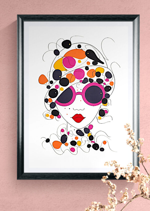 Reproduction Digigraphie Fine Art by Epson de l’œuvre Fashion Format A3
