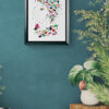 L'œuvre originale certifiée pièce unique Spring. C'est un tableau moderne aux couleurs vives multiple : du bleu, noir,vert, rouge, etc..