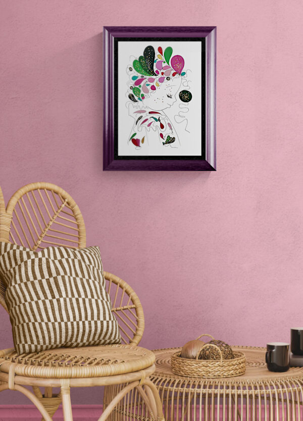 Reproduction Digigraphie Fine Art by Epson de l’œuvre Flore
