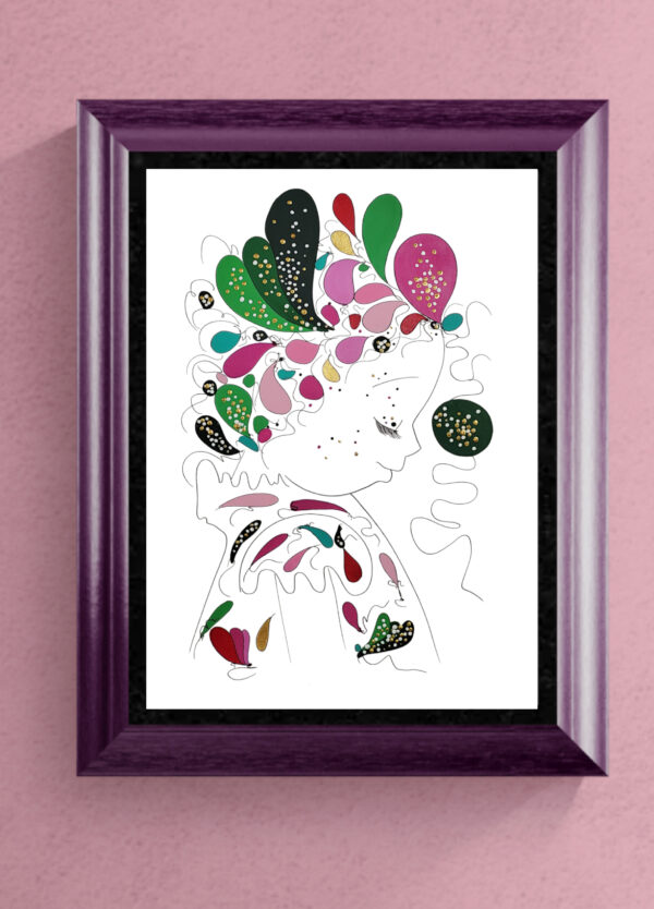 Reproduction Digigraphie Fine Art by Epson de l’œuvre Flore